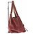Borsa Tote Joseph S Jerome Dreyfuss Camoscio Rosso Scuro Bordò - vista 5