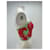 Autre Marque Bustier rosso e verde - vista 3