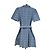 Vestido Gemini Sézane en algodón bordado azul - vista 3