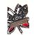 Spilla Libellula Ermanno Scervino Nero Argento Rosso - vista 3