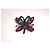 Spilla Libellula Ermanno Scervino Nero Argento Rosso - vista 4