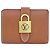 Louis Vuitton Compact Bi-fold Ledergeldbörse Braun