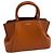 Cartier Mini-Handtasche aus orangefarbenem Leder Braun