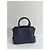 Cartier Micro borsa a mano C in pelle taurillon grigio blu - vista 3