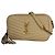 Borsa a tracolla Lou Mini in pelle con frange Saint Laurent Beige