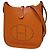 Hermès Borsa a tracolla Pochette Hermes Evelyne TPM in Potiron Arancione