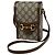 Borsa a tracolla Gucci Horsebit 1955 motivo GG Marrone