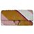Fendi Long Continental Wallet Braun Pink Weiß