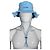 Jacquemus Bucket Hat aus hellblauer Baumwolle