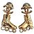 Orecchini a lobo Chanel 2024 La Cruise Coco Roller skates CC con scatola D'oro