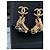 Orecchini a lobo Chanel 2024 La Cruise Coco Roller skates CC con scatola D'oro - vista 10