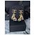 Orecchini a lobo Chanel 2024 La Cruise Coco Roller skates CC con scatola D'oro - vista 12