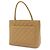 Borsa Tote Chanel Matelassé Coco Mark Reissue Beige - vista 3