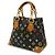 Borsa Louis Vuitton Monogram Multicolor Audra Nero Multicolore Monogramma - vista 3