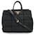 Prada Triangle Tote Bag Schwarz Weiß  - Ansicht 1