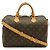 Bolso Louis Vuitton Monogram Speedy Bandoulière 30 Castaño Blanco Monograma