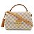 Borsa a mano/Borsa a tracolla Louis Vuitton Damier Azur Croisette Crudo Giallo - vista 2