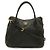 Borsa Tote Prada in pelle morbida Vitello Daino Nero - vista 2