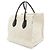 Céline Borsa Tote Celine Luggage Phantom Medium Stripe Square Nero Bianco Blu navy - vista 3