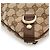Borsa a Spalla Gucci Abbey GG Canvas Marrone Cachi - vista 4