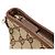 Borsa a Spalla Gucci Abbey GG Canvas Marrone Cachi - vista 5