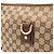 Borsa a Spalla Gucci Abbey GG Canvas Marrone Cachi - vista 9