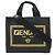 Sac cabas/Sac à bandoulière FENDI x FENDACE Collaboration Versace Noir Doré