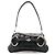 Borsa a tracolla piccola GUCCI Horsebit con catena Nero