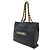 Borsa Tote Chanel Coco Mark Chain Nero Bianco - vista 3