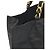 Borsa Tote Chanel Coco Mark Chain Nero Bianco - vista 8