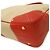 Borsa Tote Prada Triangle: Borsa a tracolla in tela e pelle beige e rosso - vista 4
