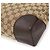 Borsa a Spalla Gucci GG Canvas Beige Cachi Marrone scuro - vista 4