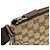 Borsa a Spalla Gucci GG Canvas Beige Cachi Marrone scuro - vista 6