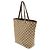 Borsa Tote/Spalla GG Canvas GUCCI Beige Cachi Marrone scuro - vista 3