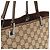 Borsa Tote/Spalla GG Canvas GUCCI Beige Cachi Marrone scuro - vista 8