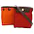 Hermès Borsa a Spalla/Pochette Hermes Herbag TPM Rosso Arancione Marrone scuro  - vista 2
