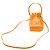 FENDI Borsa a tracolla stile handbag Mon Trésor Arancione - vista 3
