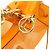FENDI Borsa a tracolla stile handbag Mon Trésor Arancione - vista 6