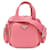 Bolsa de mão Triangle Prada em rosa Begonia