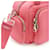 Bolsa de mão Triangle Prada em rosa Begonia - vista 5