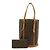 Borsa a tracolla tote Louis Vuitton Monogram Bucket GM Marrone Monogramma - vista 2