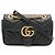 Borsa a tracolla Gucci GG Marmont con catena Nero
