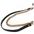 Borsa a tracolla Gucci GG Marmont con catena Nero - vista 5