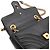 Borsa a tracolla Gucci GG Marmont con catena Nero - vista 7