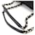 Borsa a Spalla Prada Tessuto Triangle Chain Nero - vista 5