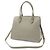 Prada Saffiano Leder Handtasche in Grau Braun - Ansicht 3