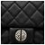 Zaino Chanel Matelassé in agnello nero - vista 8
