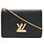 Bolsa de ombro com corrente e carteira Louis Vuitton Epi Twist Preto - vista 2