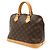 Borsa Louis Vuitton Monogram Alma Marrone Monogramma - vista 3