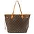 Borsa Tote Louis Vuitton Monogram Neverfull MM Marrone
